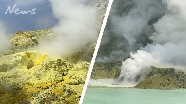 White Island Volcano pictured days before eruption