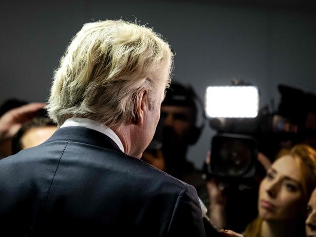 Geert Wilders is trying to form a governing coalition. Picture: Robin van Lonkhuijsen/ANP/AFP