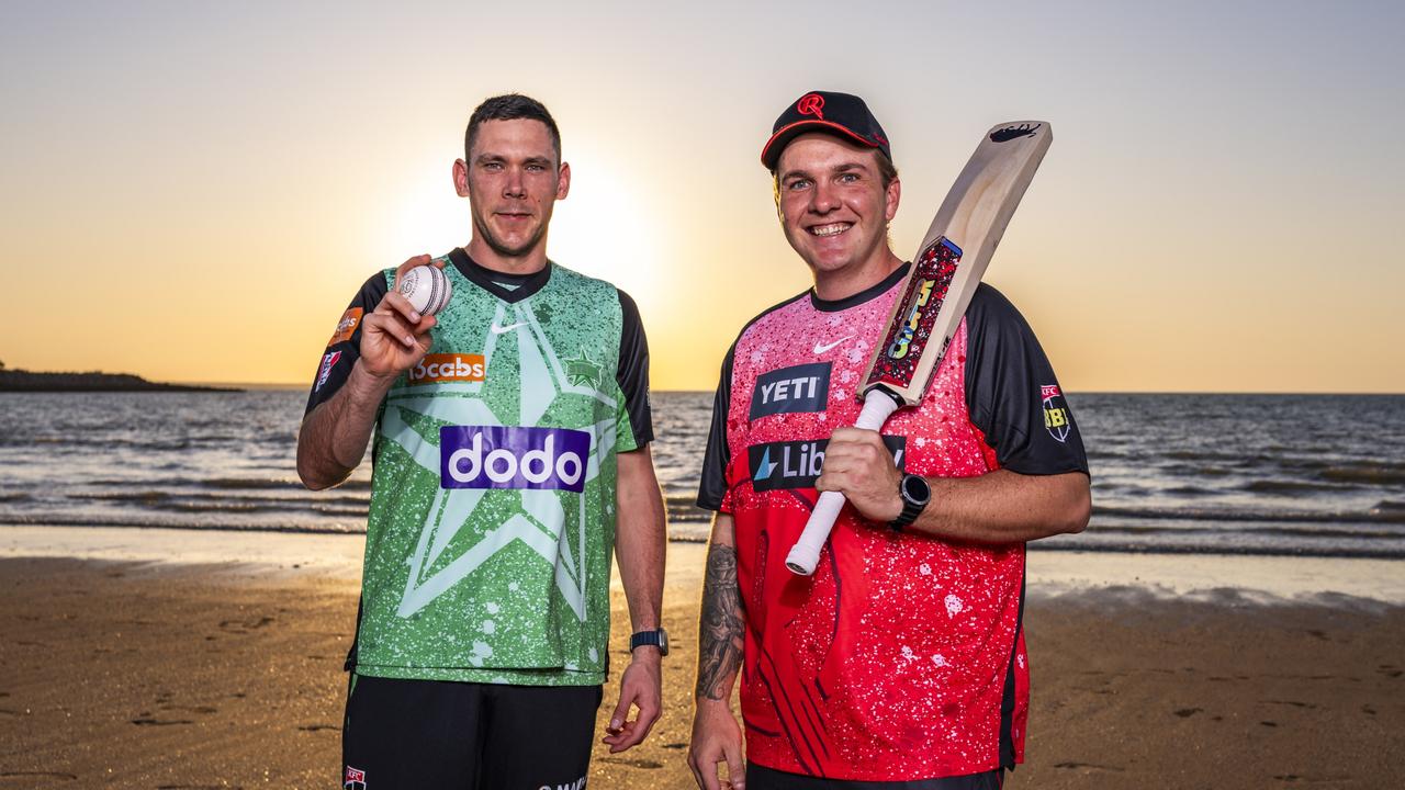 Scott Boland and Josh Brown will clash in an all Melbourne match in the first round of the 2024 Top End Series. Picture: NT Cricket / Patch Clapp