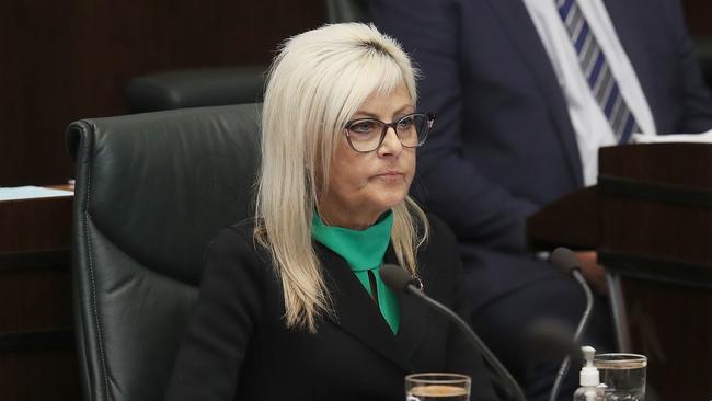 Elise Archer. Question time in the Tasmanian parliament. Picture: Nikki Davis-Jones