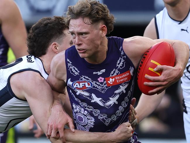 Matthew Johnson has had an impressive start to his AFL career. Picture: Paul Kane/Getty Images