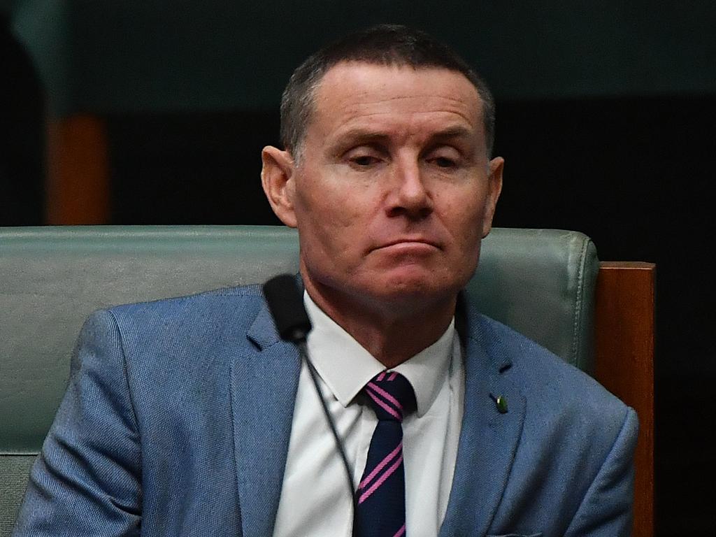 CANBERRA, AUSTRALIA - MAY 11: Member for Bowman Andrew Laming during the Address of Condolence of the Death of His Royal Highness The Prince Philip, Duke of Edinburgh in the House of Representatives at Parliament House on May 11, 2021 in Canberra, Australia. Treasurer Josh Frydenberg will deliver the Morrison government's third budget has an increased focus on women, with almost $354 million in funding allocated for women's health. Treasurer Frydenberg also outlined more than $10 billion in spending on major infrastructure projects across Australia aimed to help create local jobs and boost productivity in the COVID-affected national economy. Aged care will receive more than $10 billion over the next four years, in direct response to the findings of the Royal Commission into Aged Care Quality and Safety.  (Photo by Sam Mooy/Getty Images)