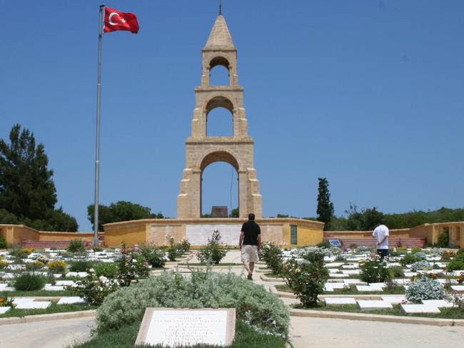 The memorial includes the names of 1817 Turkish soldiers said to lie here. Picture: Jenny Stevens