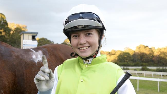 Apprentice Holly Durnan will ride Superstruck for trainer Gary Colvin. Picture: Bradley Photos