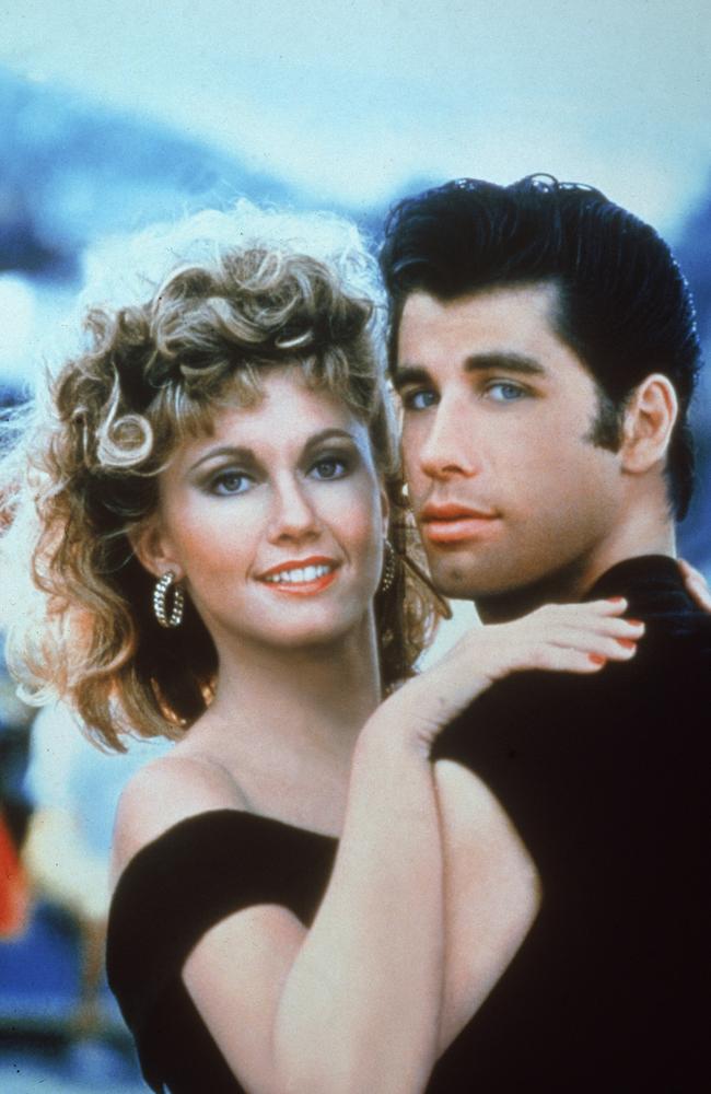 Olivia Newton-John and John Travolta in Grease. Picture: Paramount Pictures//Getty