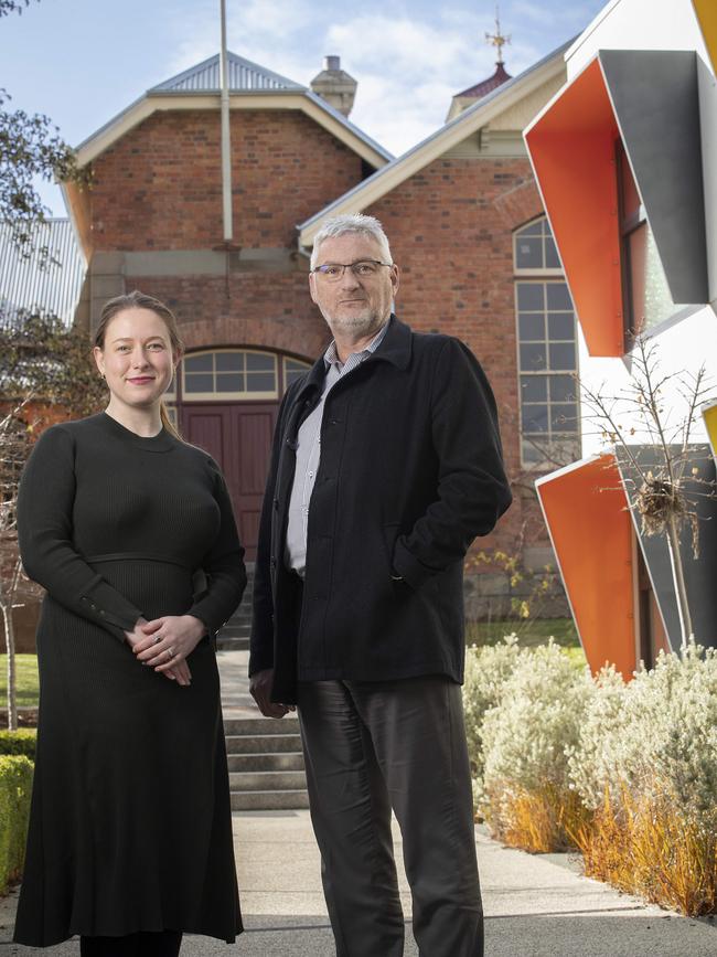 Adult Supported Accommodation Facilities co-ordinator Olivia Daniel and Anglicare Housing and Community Services General manager Noel Mundy. Picture: Chris Kidd