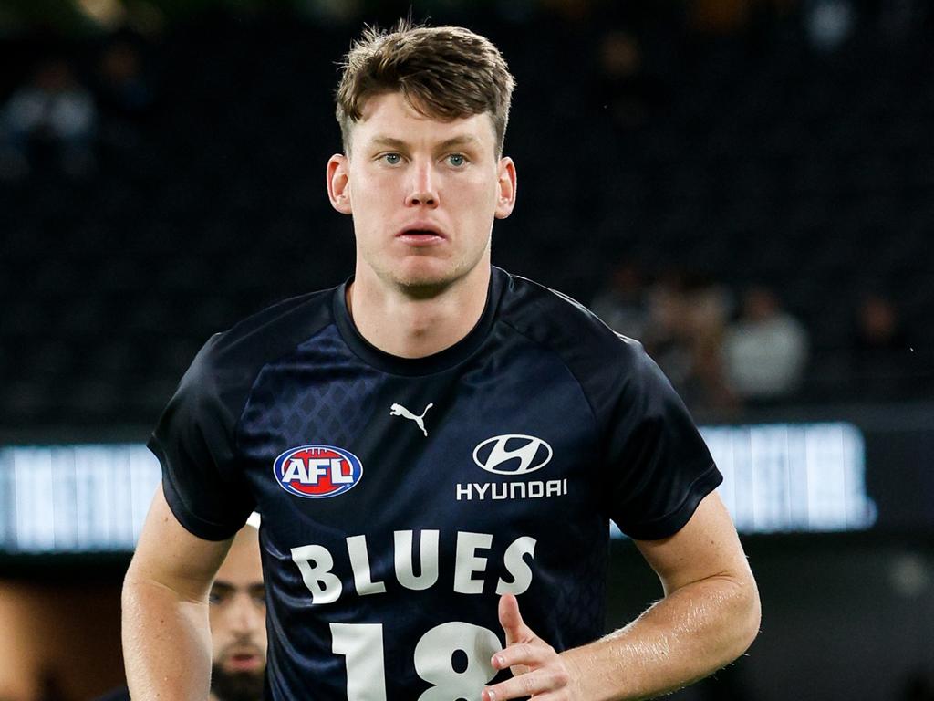 Sam Walsh is on the bubble this week after playing two games. Picture: Dylan Burns/AFL Photos via Getty Images