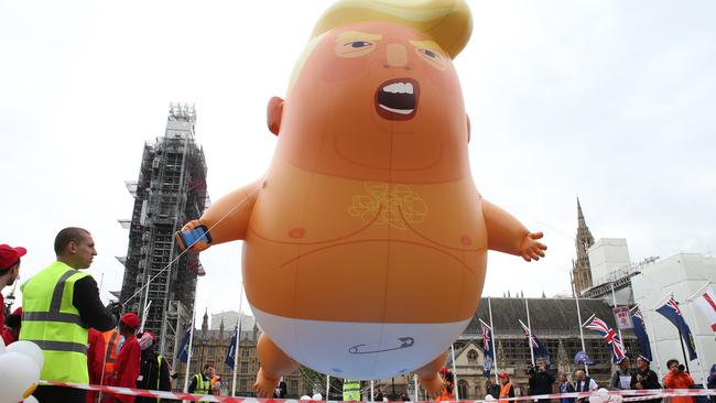 Where were London’s baby balloons for China’s President Xi Jinping in 2015? Picture: Trevor Adams/Matrixpictures.co.uk