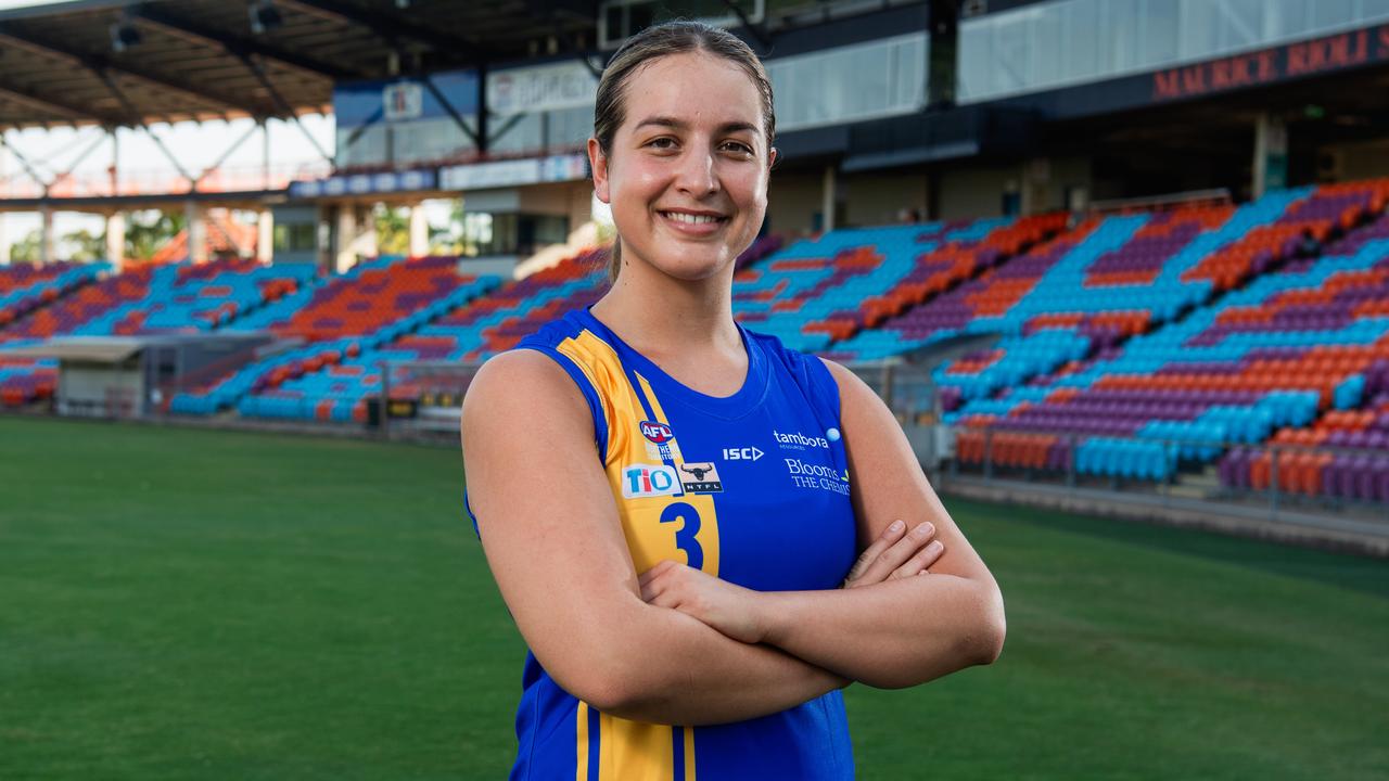 Wanderers FC Darwin women’s captain Ivans Schober ahead of the 2024-25 NTFL season. Picture: Pema Tamang Pakhrin