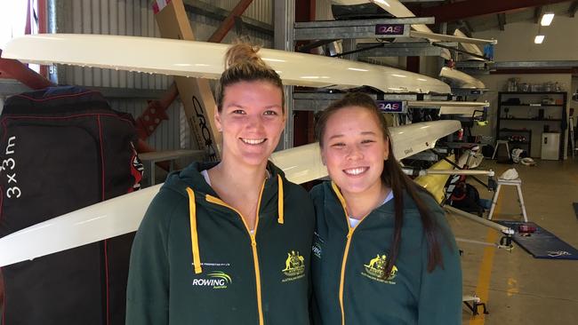 Phoebe Robinson and Laura Chancellor went to the 2019 world junior rowing championships.