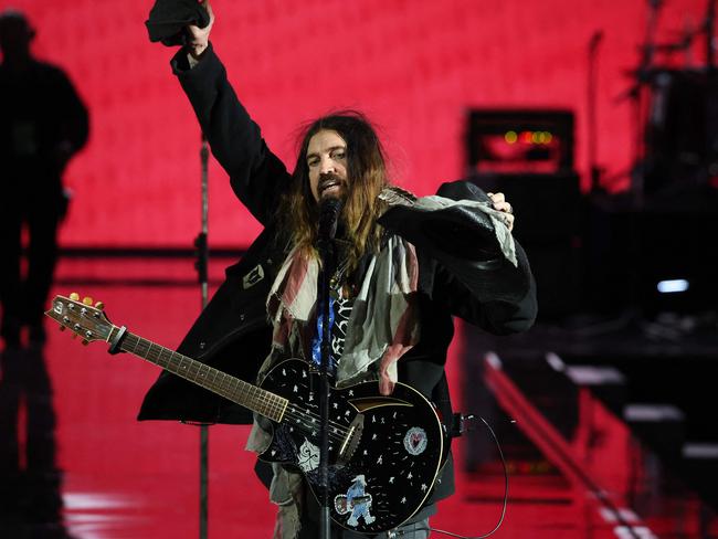 Billy Ray Cyrus performs during the Liberty Inaugural Ball on January 20. Picture: Joe Raedle/Getty Images/AFP