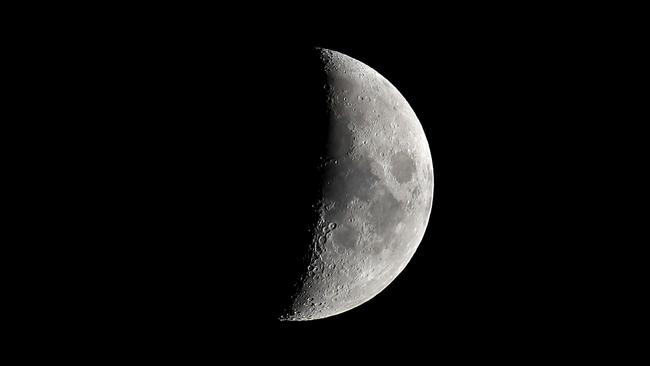 The moon was believed to be bone dry until a decade ago. Picture: Getty Images