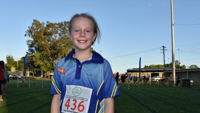 Tayah McLeod, 9, wants to compete at a national level for discus.