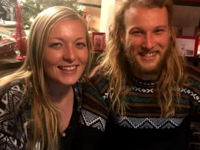 Australian Lucas Fowler and his American girlfriend Chynna Deese. Picture: Supplied to the Charlotte Observer