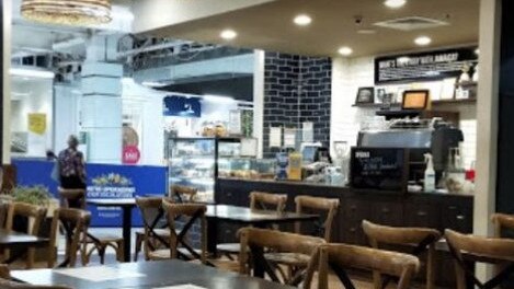 Jamaica Blue cafe at Indooroopilly Shopping Centre.