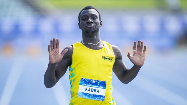 Rashid Kabba from Westfields. Picture: Julian Andrews