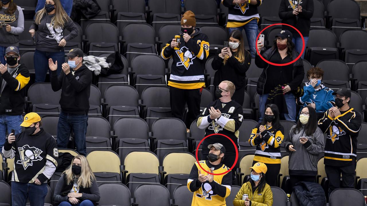 Pittsburgh Penguins photoshop gagal, coronavirus, aturan topeng, reaksi online