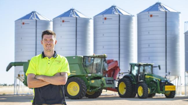 Murtoa farmer Kieran Delahunty joined Southern Mallee Giants as coach this season. Picture: Zoe Phillips