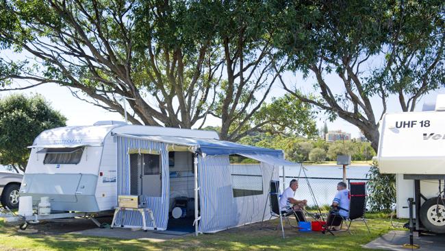 Camping at Shaws Bay Holiday Park in Ballina Picture: Supplied 