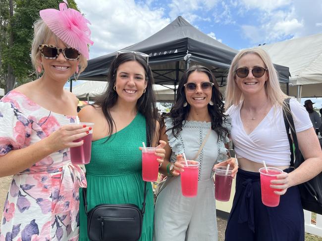 Danni, Shannon, Kelle and Amy at the Torbanlea Picnic Races.