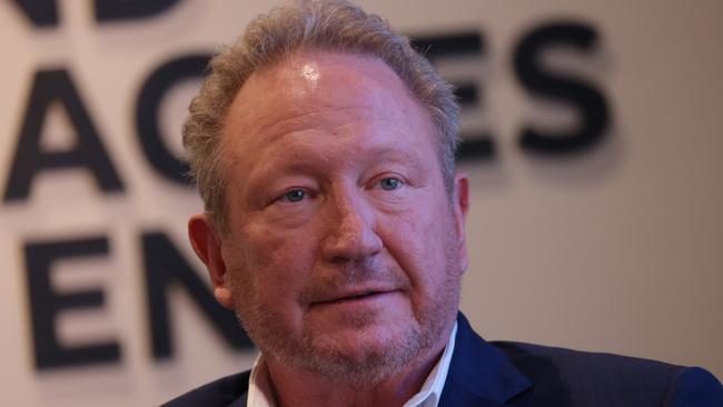 Businessman Andrew Forrest attends a panel discussion at COP28 Climate Conference in Dubai.