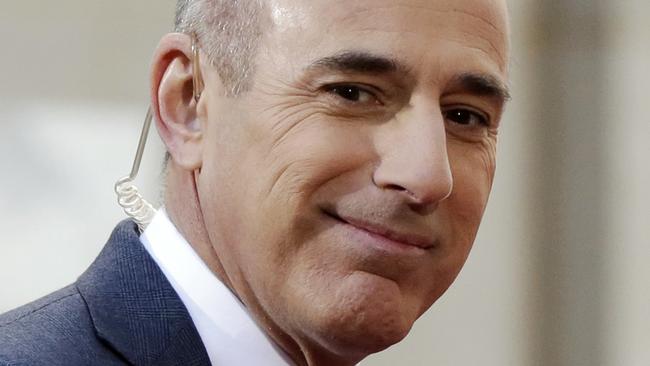 FILE - In this April 21, 2016, file photo, Matt Lauer, co-host of the NBC "Today" television program, appears on set in Rockefeller Plaza, in New York. NBC News announced Wednesday, Nov. 29, 2017, that Lauer was fired for "inappropriate sexual behavior." (AP Photo/Richard Drew, File)