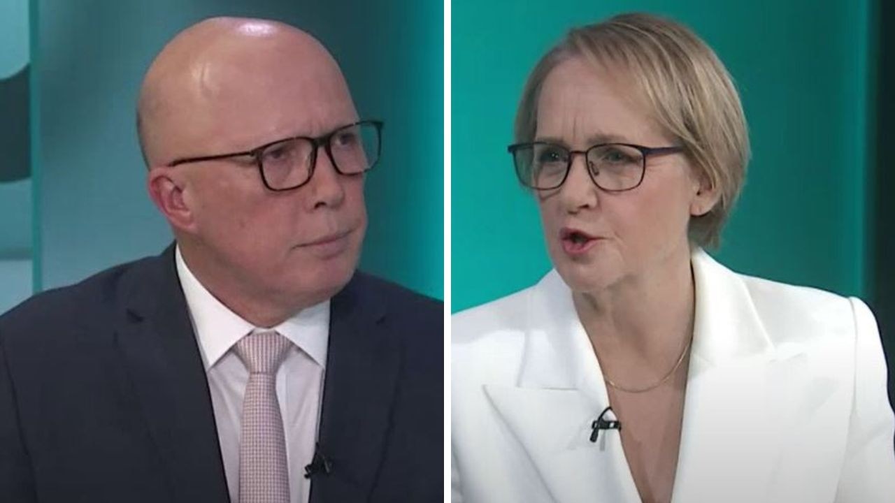 ABC Sarah Ferguson took aim at Peter Dutton during a fiery exchange on 7.30.