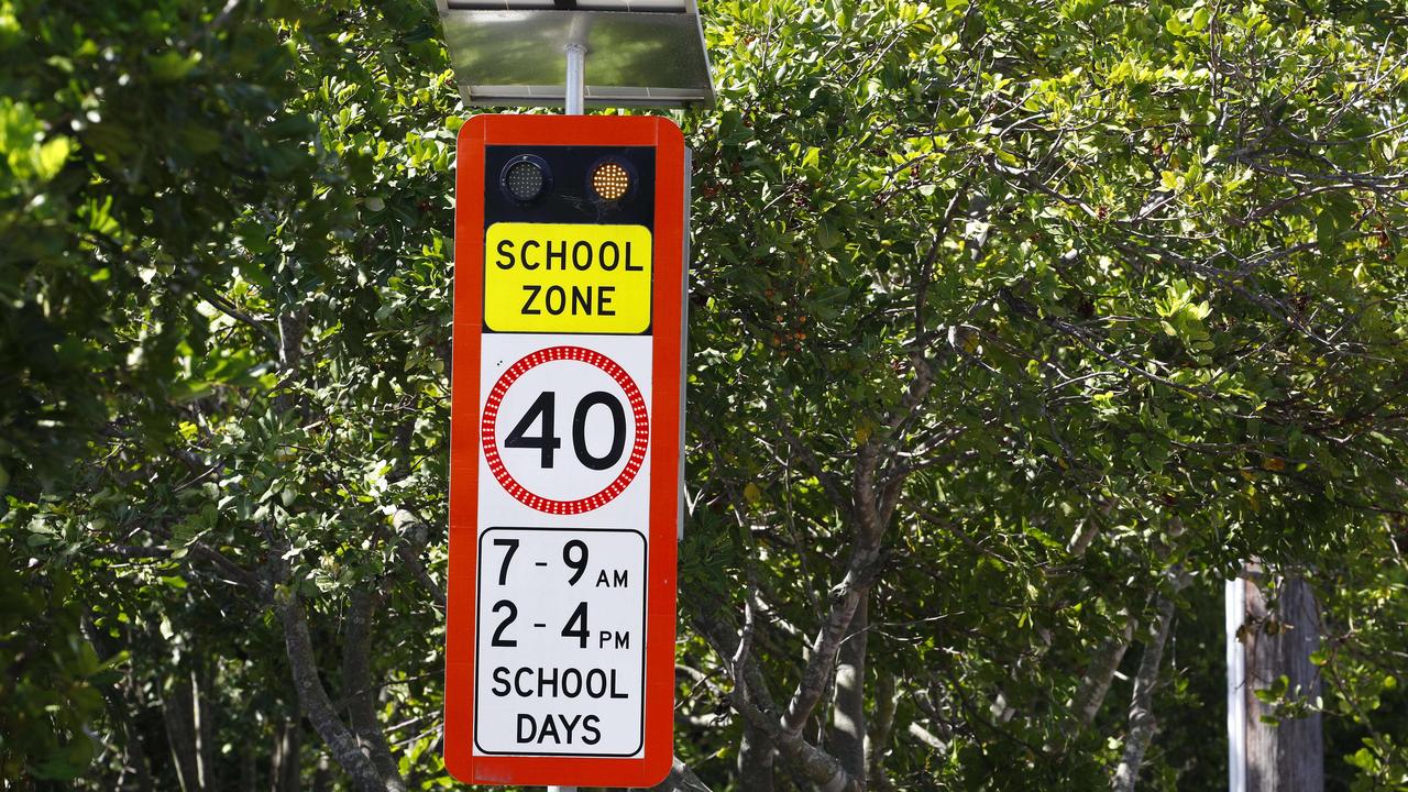 School pick up time is the most dangerous time to be on the roads according to research. Picture: NCA NewsWire/Tertius Pickard