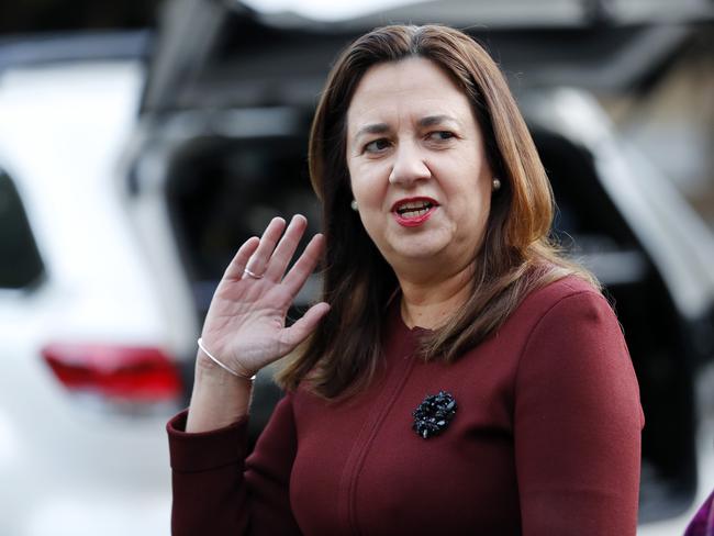 Premier of Queensland Annastacia Palaszczuk pictured addressing the media at Toowong, Brisbane 31st of May 2021.  TheyÃve announced that game one of State of Origin will be held in Townsville.  (Image/Josh Woning)