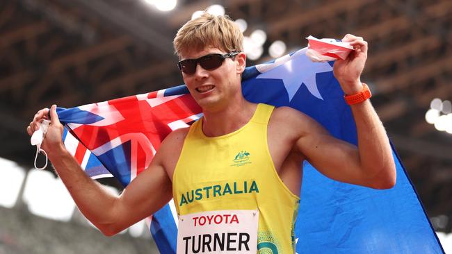 James Turner won gold in the Men’s 400m – T36 Final. Picture: Getty Images