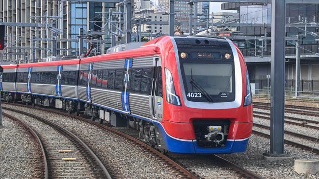 An electric train similar to the ones which be used on the new electrified Adelaide to Gawler railway line. Picture: Supplied