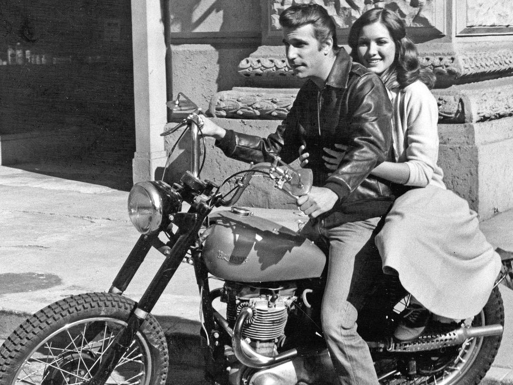 Fonzie was initially a secondary character in the sitcom but his popularity soared.