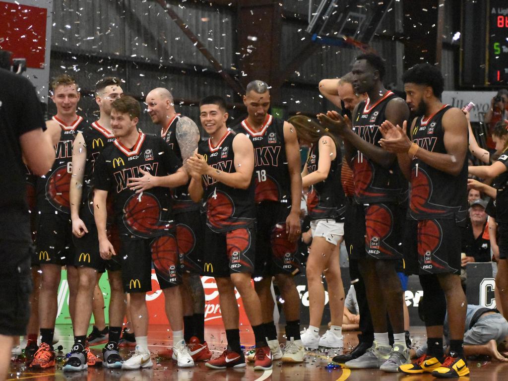 The NBL1 North premiers Mackay Meteors, September 11, 2021. Picture: Matthew Forrest
