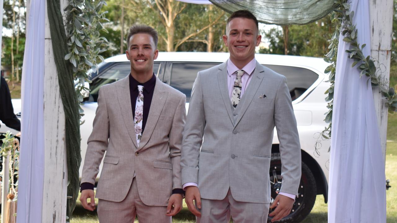 Tim Walker and Carn Kirchhofer at the Gympie State High School Formal 2022.