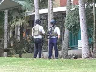 Police have been spotted on Southern Cross University's Lismore campus. Picture: Curtis Williams