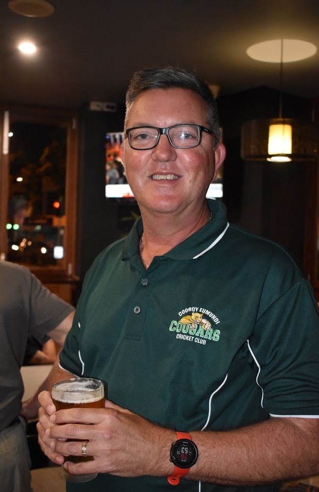 NEED A BEER: ALP MP in Nicklin Rob Skelton has a beer as the close count continues. Photo: Jorina Maureschat