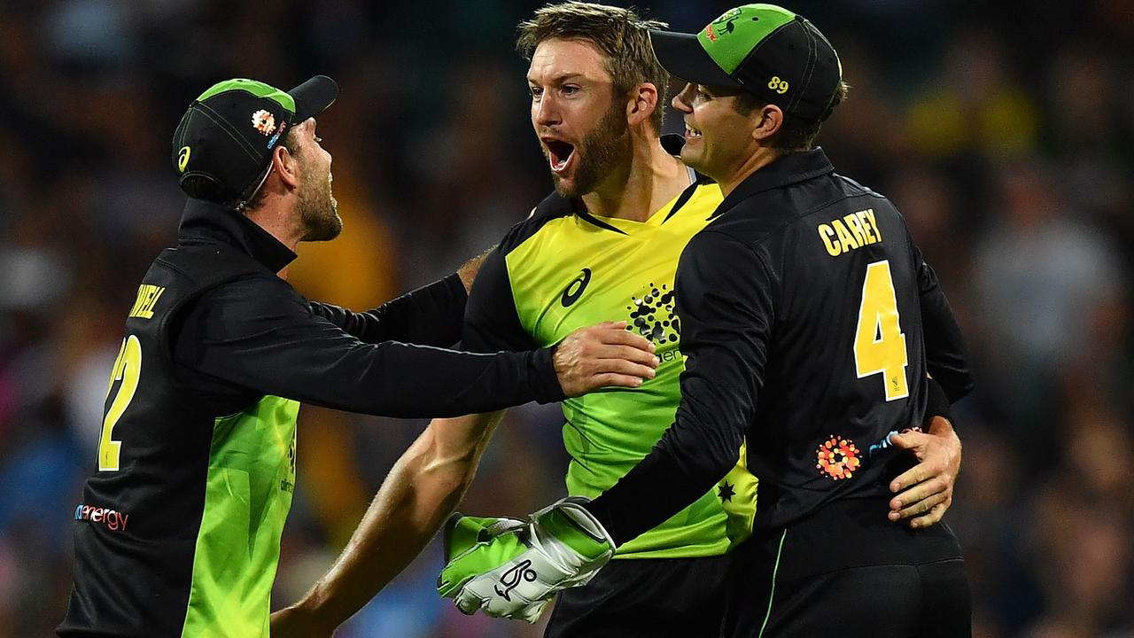 Andrew Tye has graduated to Australian duty.