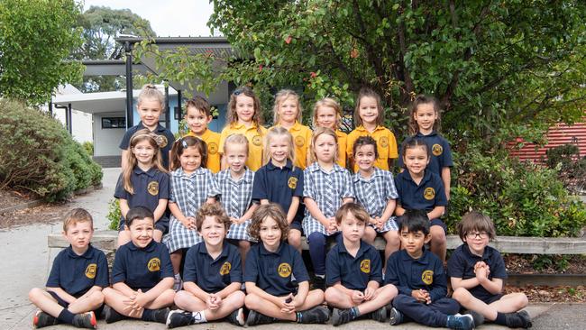 16-03-2023 My First Year Belmont Primary School preps Prep B: Back - Ainsley Tobin, Kit Trengove, Charlotte Hill, Quinn McDonald, Eli Pola, Lenny Hogarth, Zara Poskitt. Middle - Mabel Perrett, Mimi Mackenzie, Harriet Gellion, Elle McDonald, Isobel Alexander, Frankie Sultana, Nina Ngatoko. Front - William Nye, Reeves Thwaites, Louis Kayler-Thomson, Eden Heath, Patrick Noesgaard, Muhammad Musa, August Pegg.