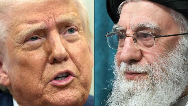 US President Donald Trump and Iran's Supreme Leader Ayatollah Ali Khamenei. Iran said on Sunday it would consider nuclear negotiations with the US, but only about external concerns of the ‘potential militarisation’ of the program’ rather than a total shutdown.. Pictures via AFP