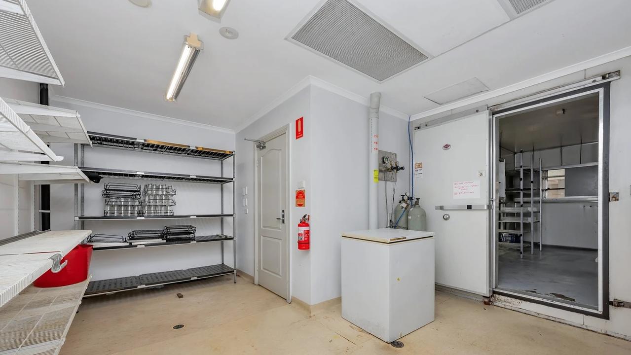 Kitchen section of the Carlyle Gardens Retirement Village restaurant and bar. Picture: RWC.