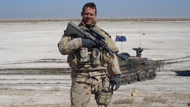 Former corporal in the Australian Army, Shaun Spain.