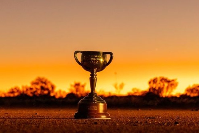 The Melbourne Cup and a beautiful Pilbara sunrise in WA. Picture: Colin Murty