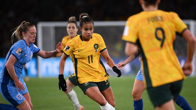 With the likes of Mary Fowler on the rise, the Matildas have success in their future. Picture: AFP