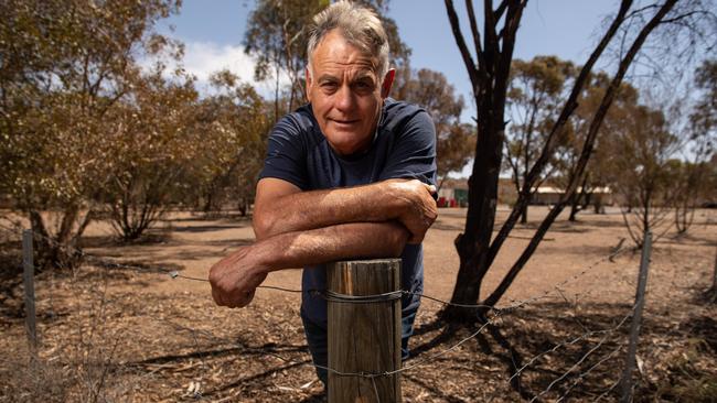 Breyton Ward owns Leigh Creek’s caravan park and petrol station businesses. Picture: Brad Fleet