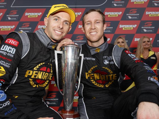 Luke Youlden and David Reynolds after the race.