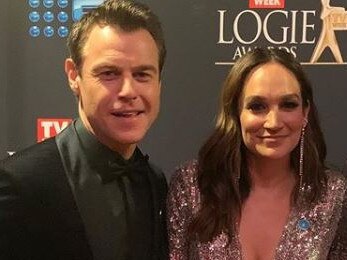 Rodger Corser and Nicole da Silva. Picture: Instagram