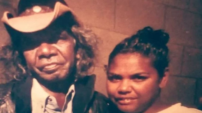 Makia Mclaughlin (right) with her father, the late Australian actor, David Gulpilil. Source: Gofundme