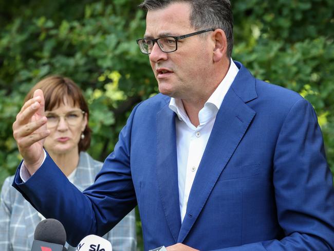 MELBOURNE, AUSTRALIA - NewsWire Photos 16 FEBRUARY 2022 : Victorian Premier Dan Andrews announces that Victoria will be bidding for the 2026 Commonwealth Games which if successful, will be predominantly held in regional Victoria.  Picture: Ian Currie.