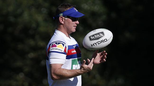 Knights coach Adam O'Brien just wants to get on with the footy. Photo: AAP Image/Darren Pateman