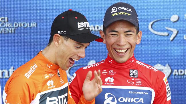 Richie Porte (L) slammed Mitchelton-Scott for snubbing Caleb Ewan. Picture Sarah Reed